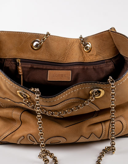 Loewe Crown Logo Chain Shoulder Bag