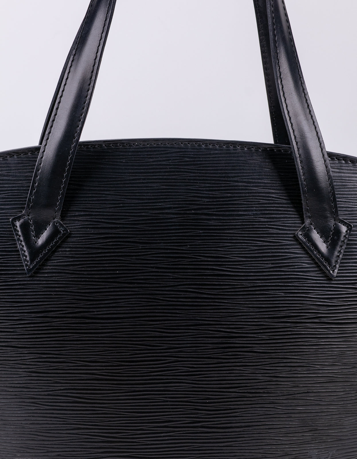 Louis Vuitton Black Epi Leather Saint Jacques