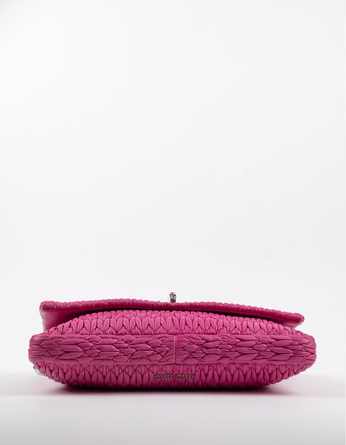 Miu Miu Pink Crystal Cloqué