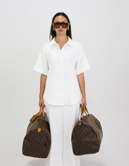 Louis Vuitton Monogram Keepall 55 Boston