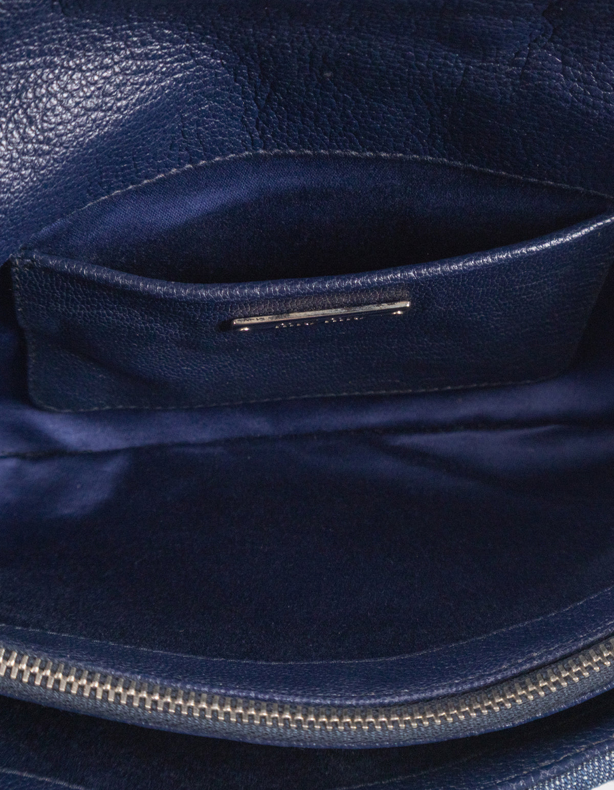 Miu Miu Denim Crystal Cloqué