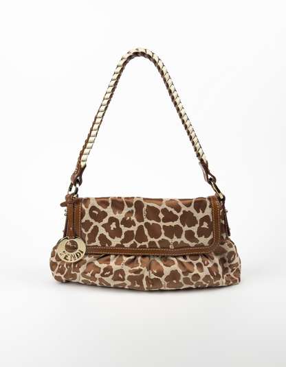 Fendi Chef Giraffe Jacquard Bag