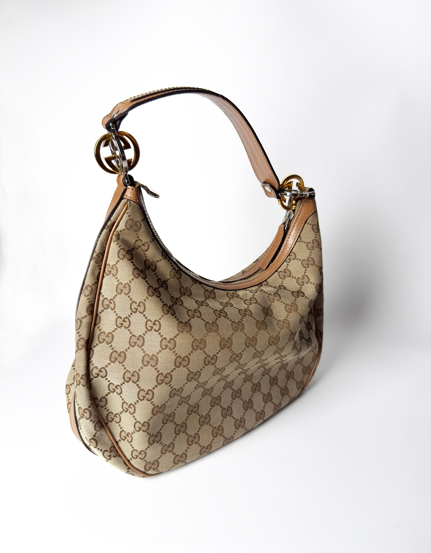 GG Canvas Twins Hobo