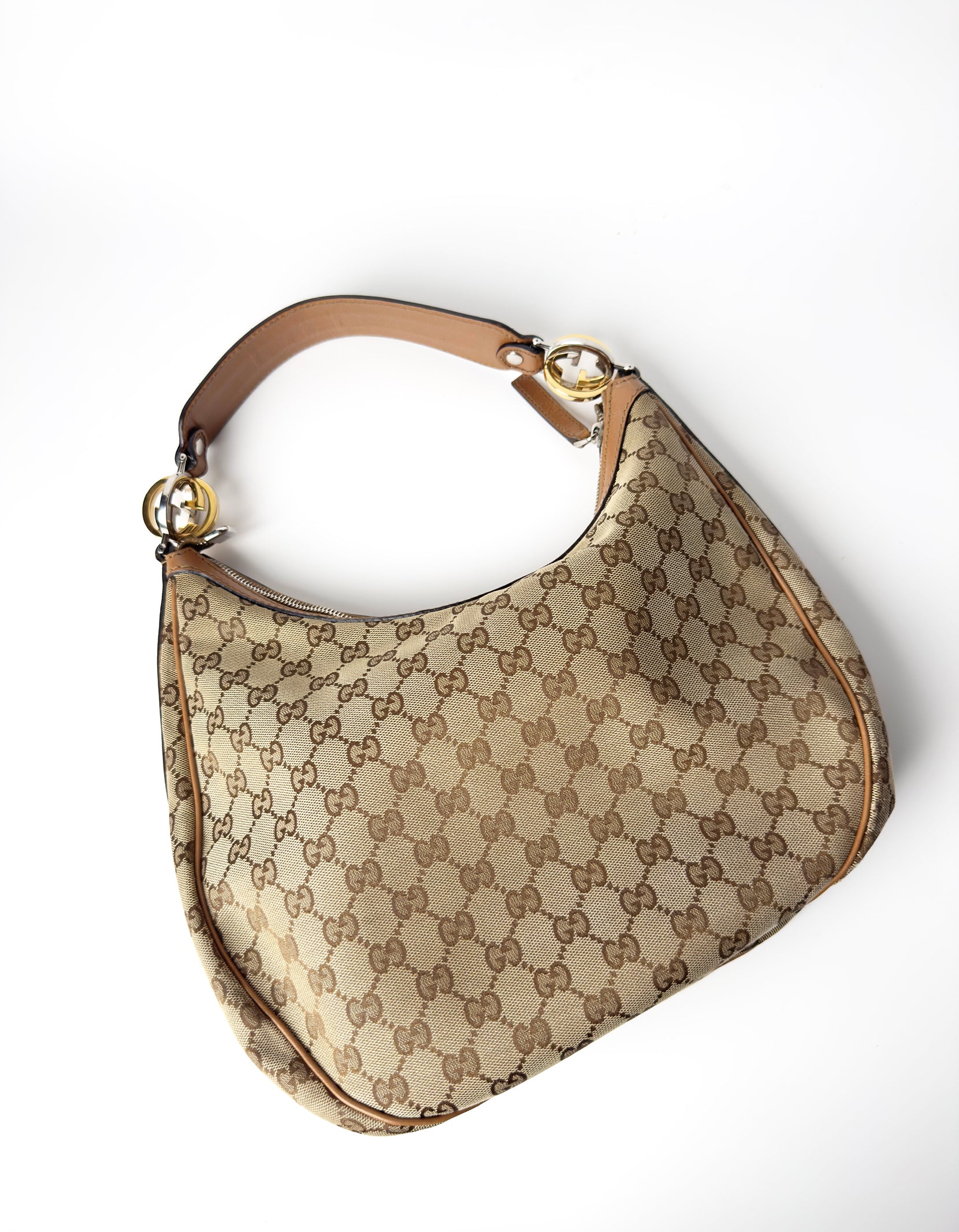 GG Canvas Twins Hobo