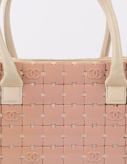 Chanel Pink Puzzle Tote