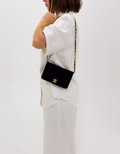Vintage Chanel Jersey Flap Bag 0 Series