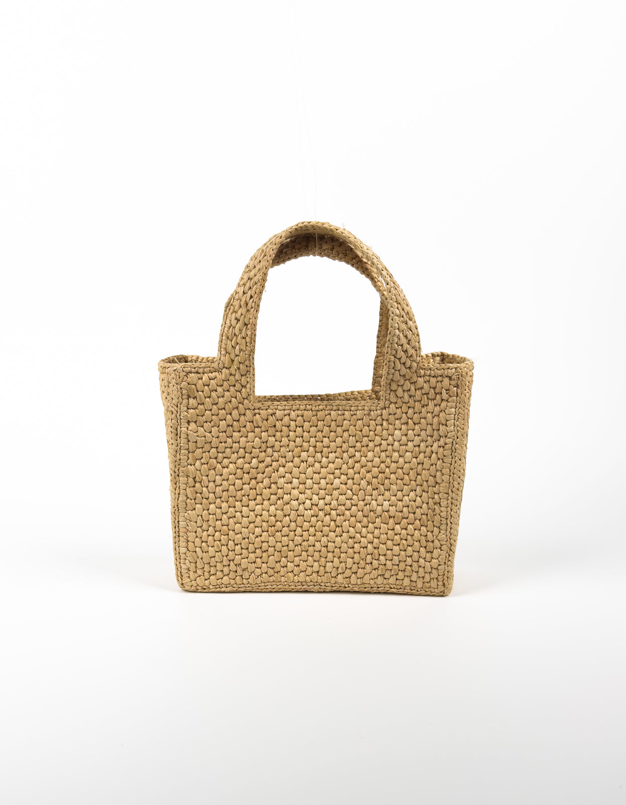 Mini Loewe Raffia Tote
