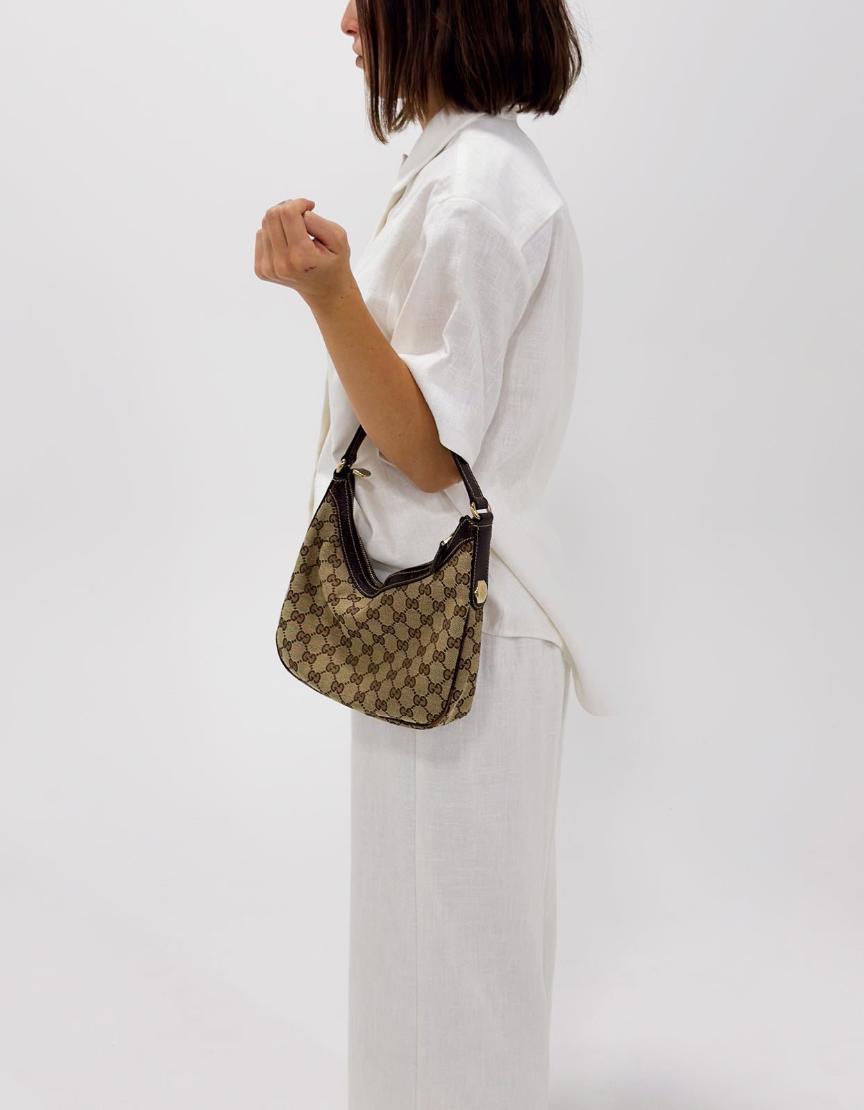 Gucci GG Canvas Hobo