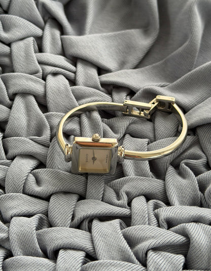 Gucci Silver 1900L Dial Square Watch