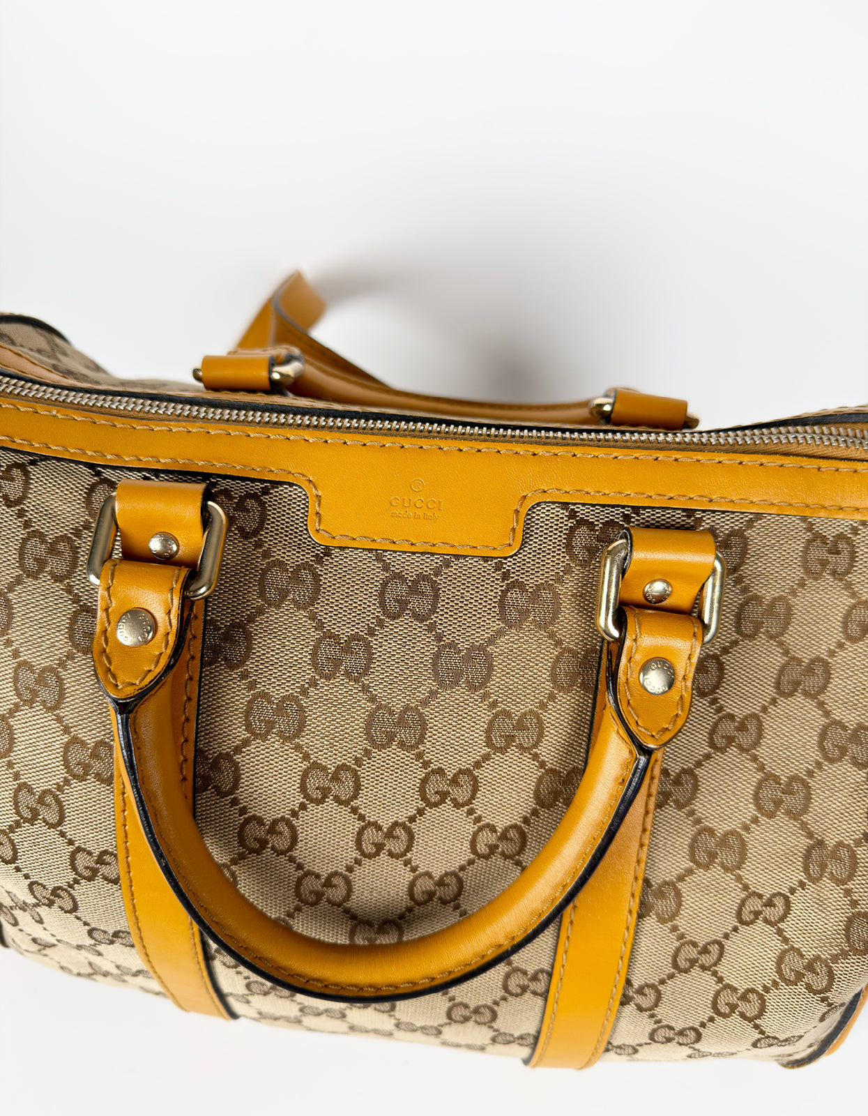 Gucci GG Canvas Boston Bag