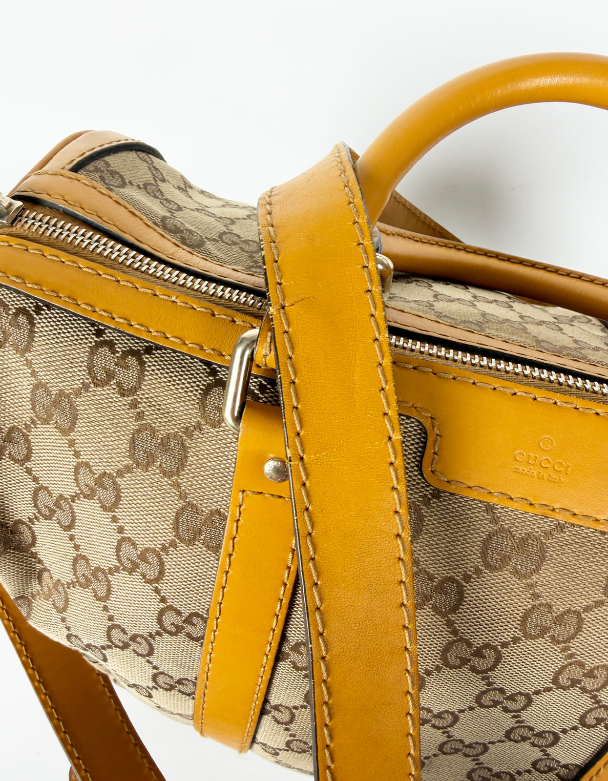 Gucci GG Canvas Boston Bag