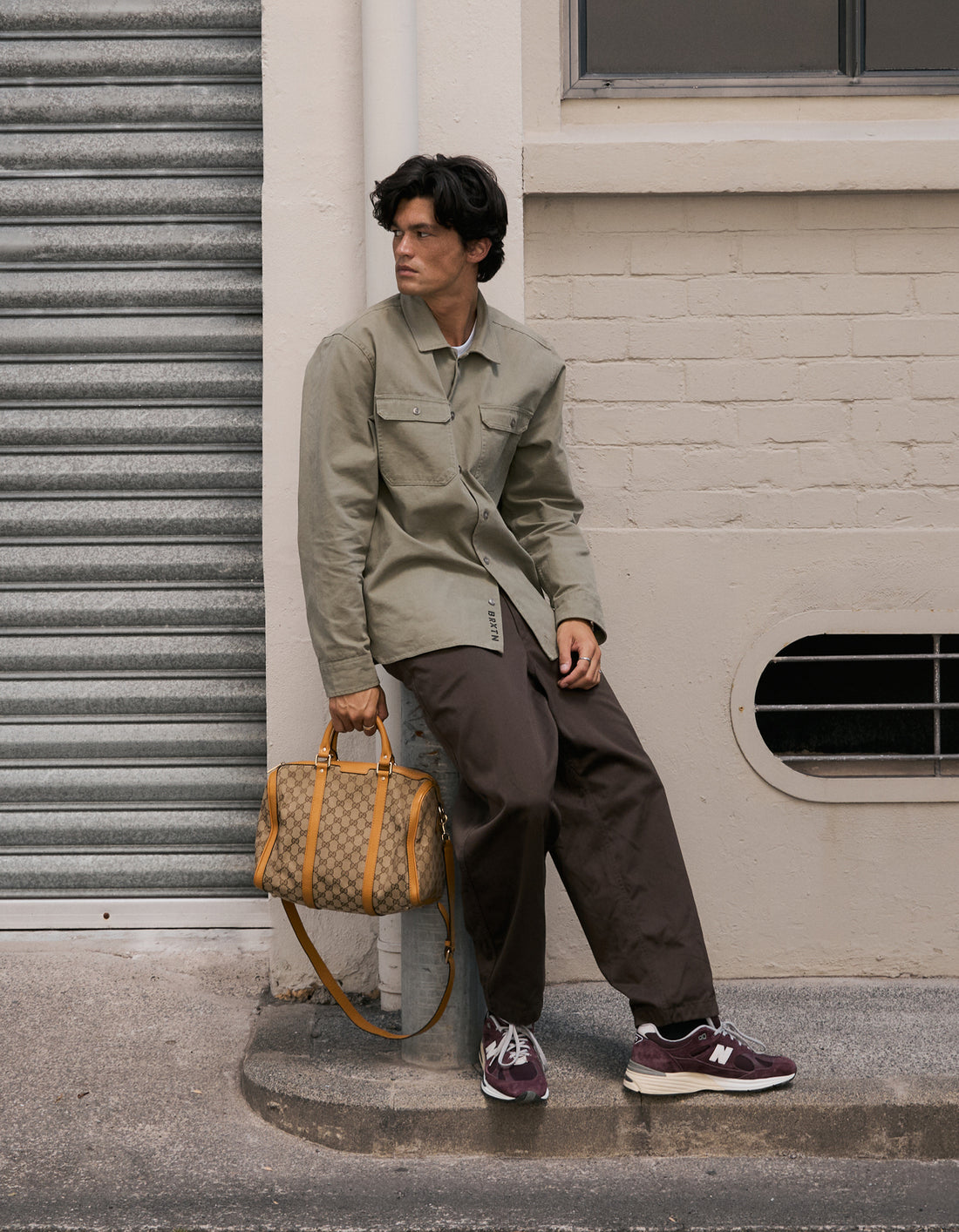 Gucci GG Canvas Boston Bag