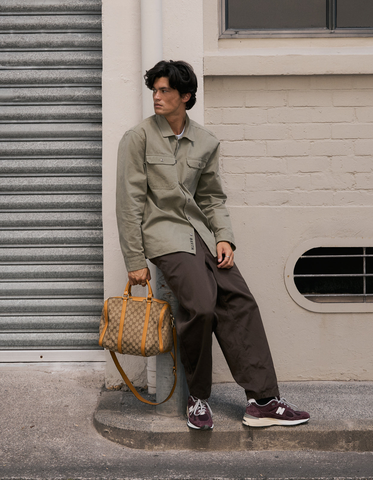 Gucci GG Canvas Boston Bag