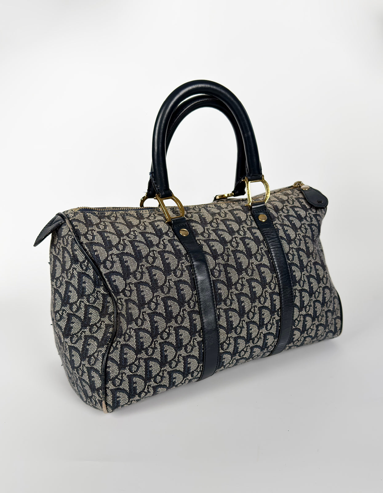 Dior Diorissimo Canvas Boston Bag