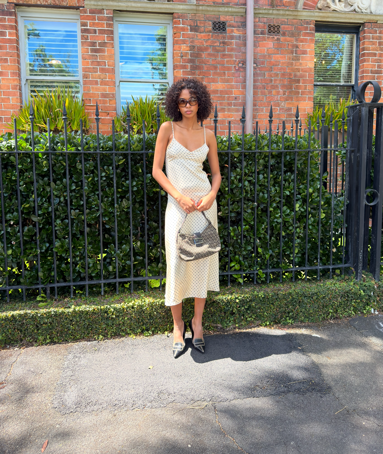 Fendi Zucchino Canvas Mamma Baguette