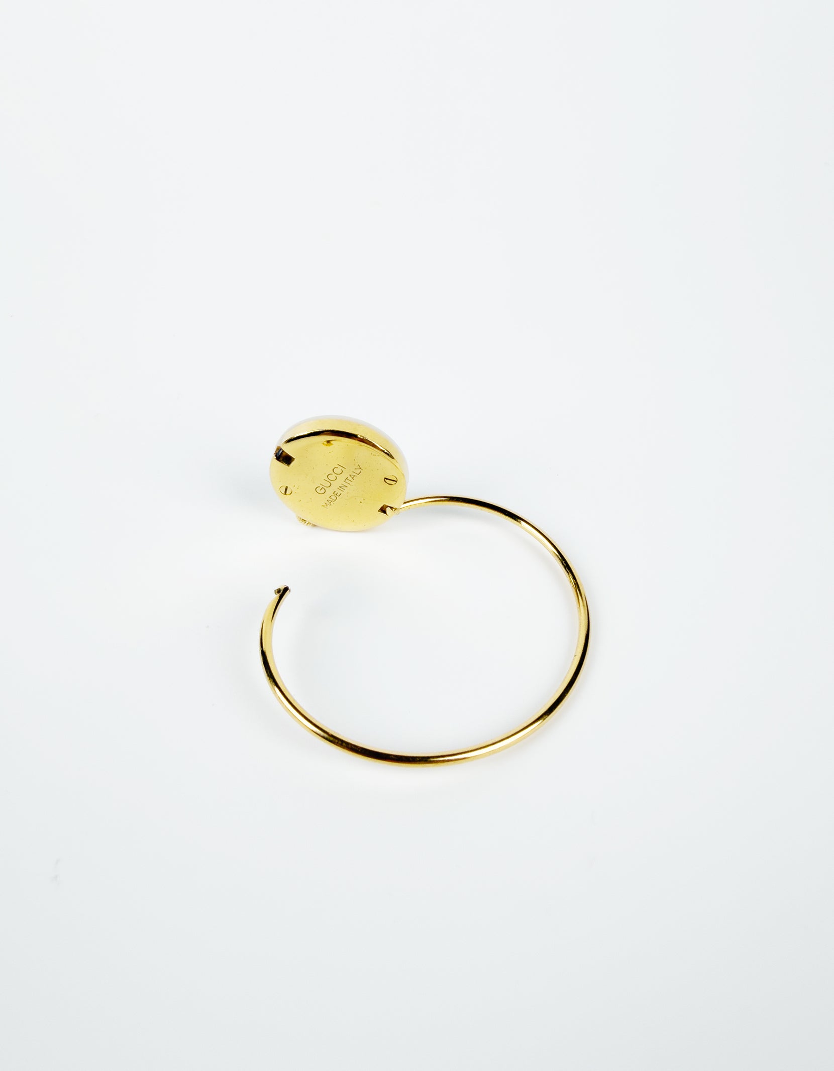 Gucci Gold Bangle Interchangeable Bezel