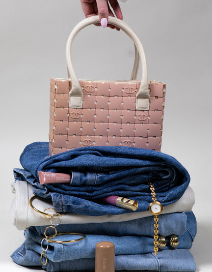 Chanel Pink Puzzle Tote
