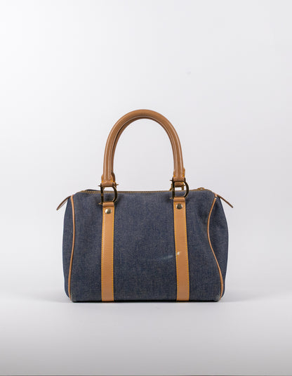 Dior Denim Calfskin Boston