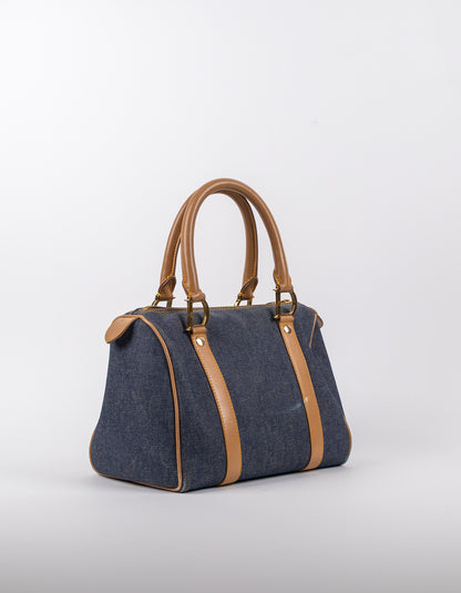 Dior Denim Calfskin Boston