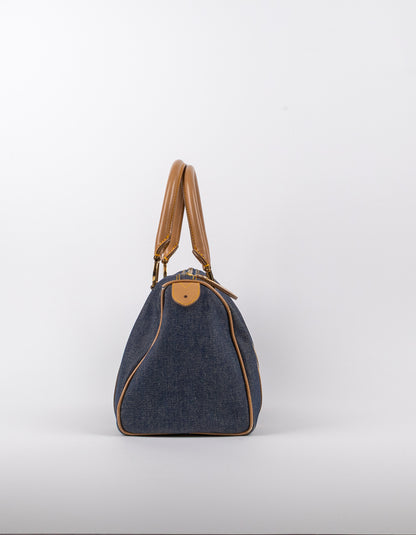 Dior Denim Calfskin Boston