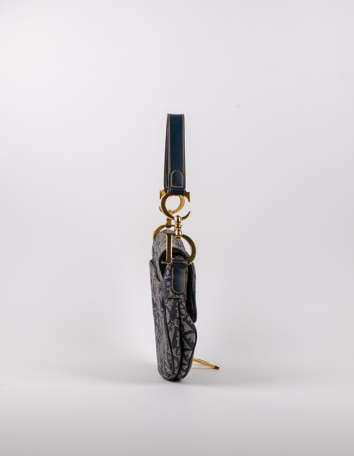 Christian Dior Oblique Navy Saddle