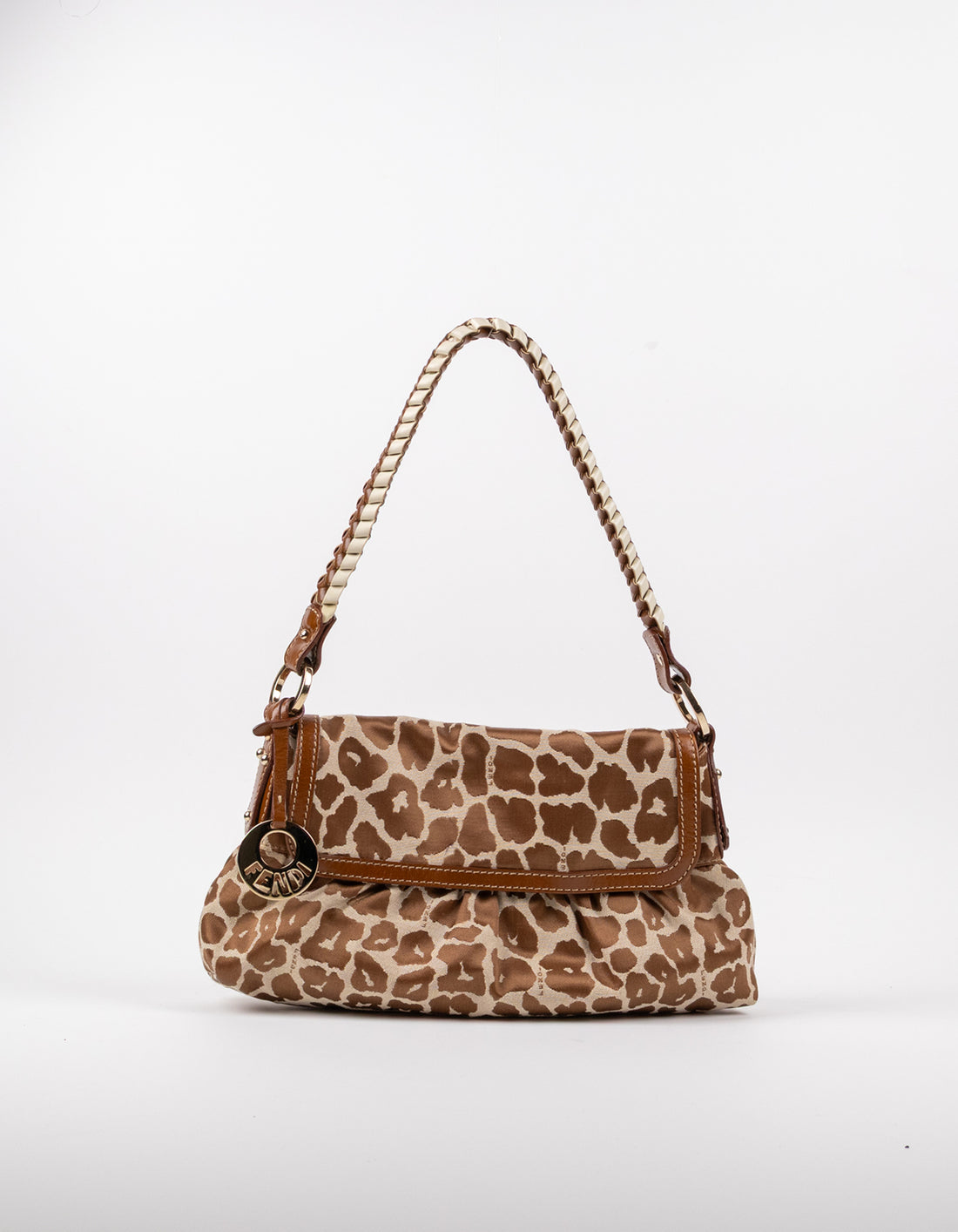 Fendi Chef Giraffe Jacquard Bag