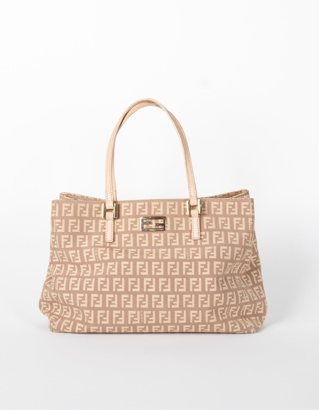 Fendi Pink Zucchino Tote