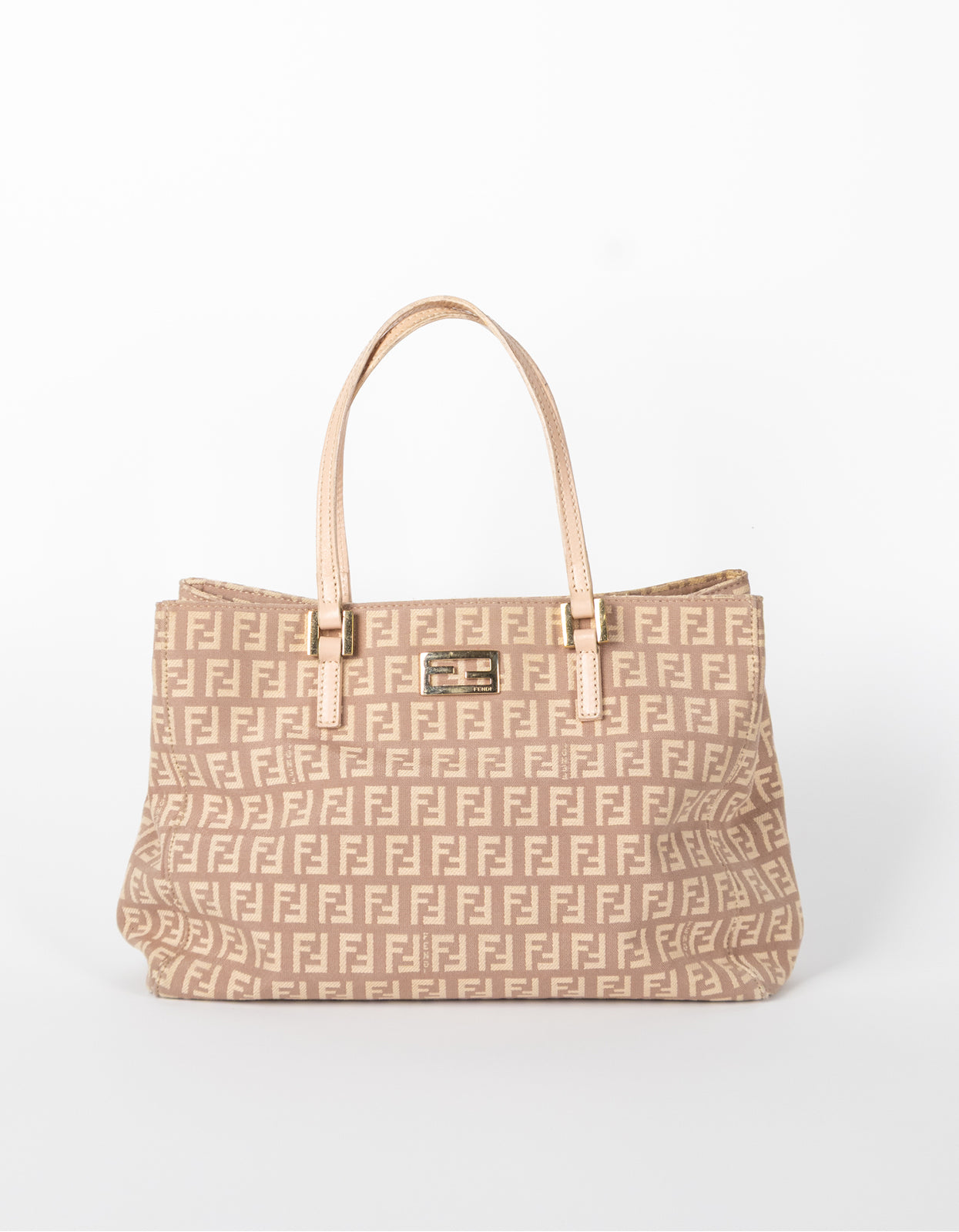 Fendi Pink Zucchino Tote