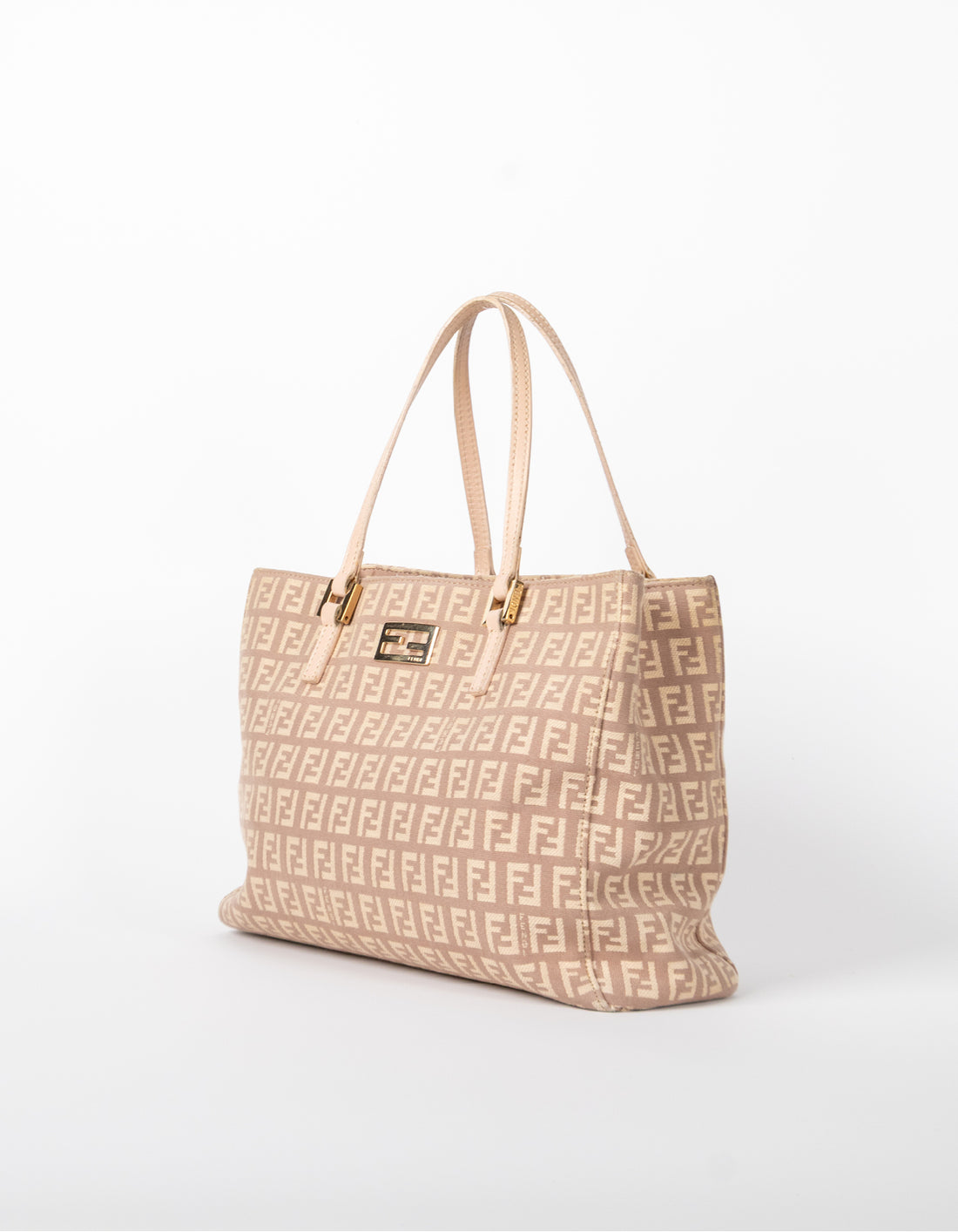 Fendi Pink Zucchino Tote