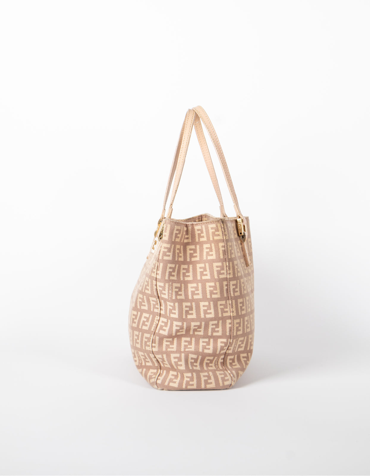 Fendi Pink Zucchino Tote