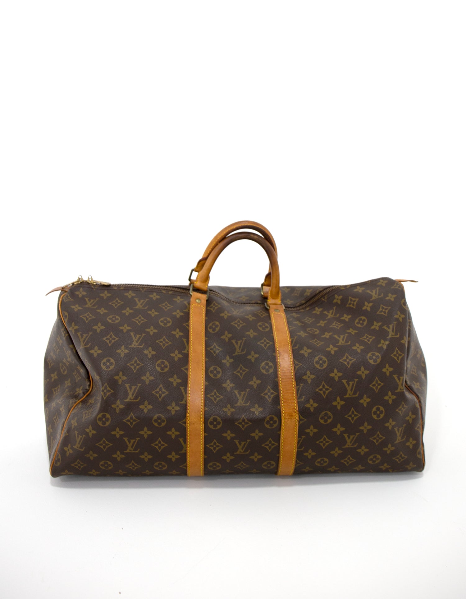 Brown travel bag with monogram pattern Louis Vuitton 