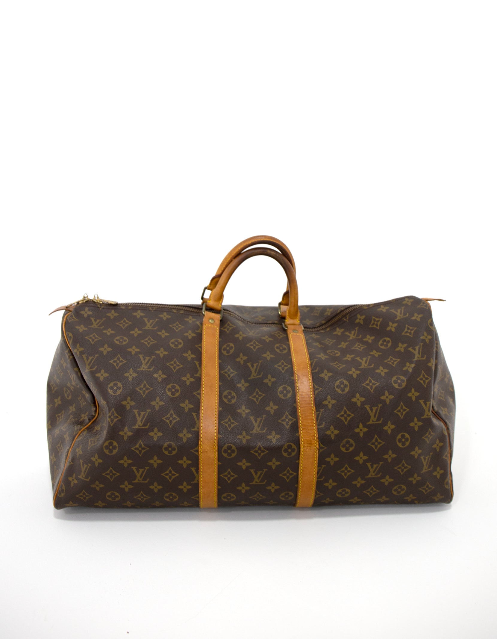 Brown travel bag with monogram pattern Louis Vuitton 