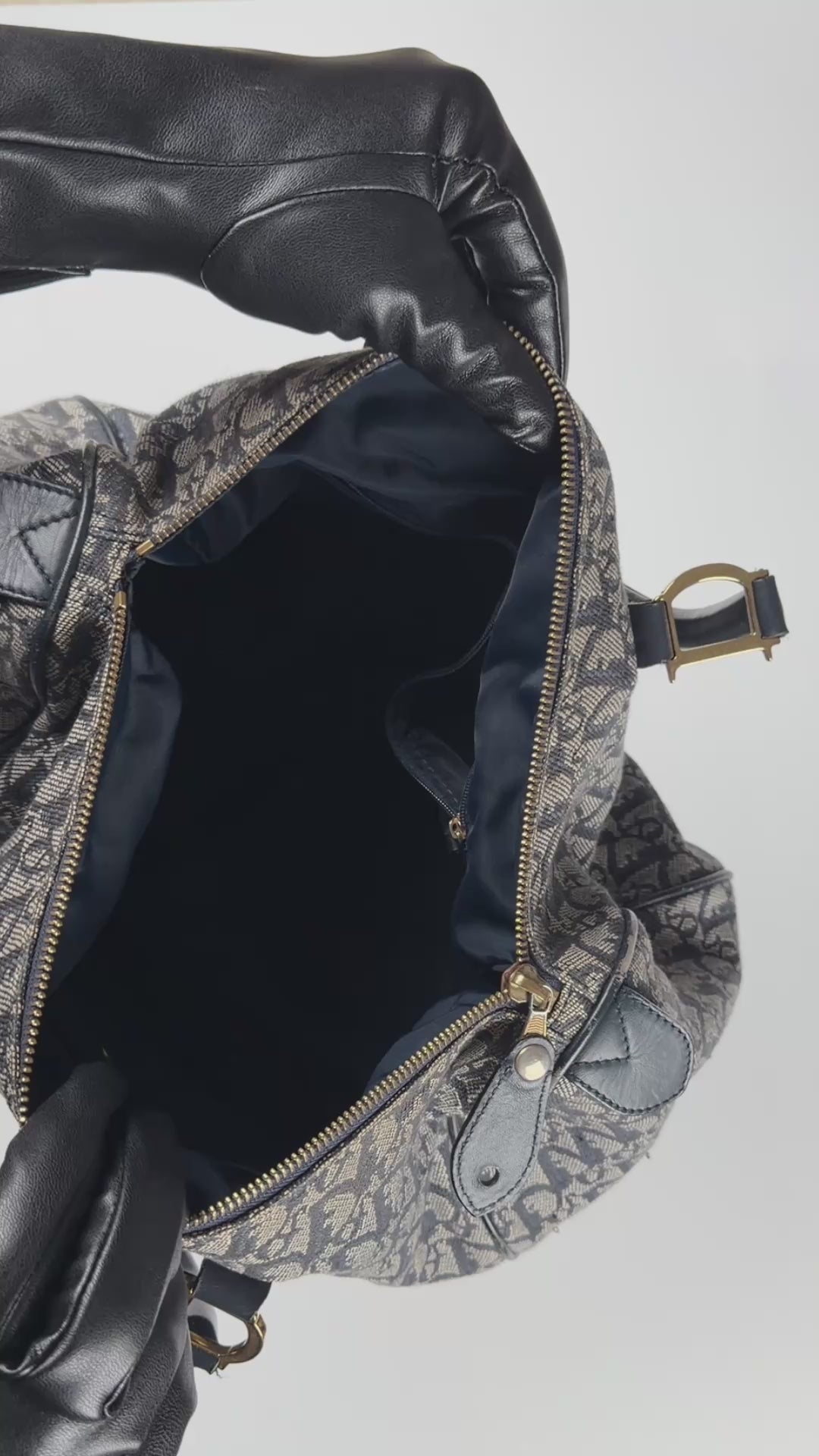 Dior Diorissimo Canvas Boston Bag
