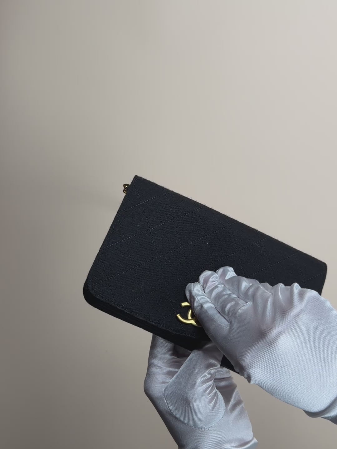 Vintage Chanel Jersey Flap Bag 0 Series
