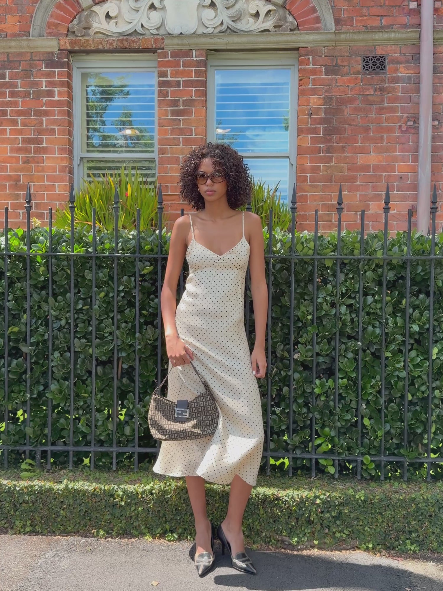 Fendi Zucchino Canvas Mamma Baguette