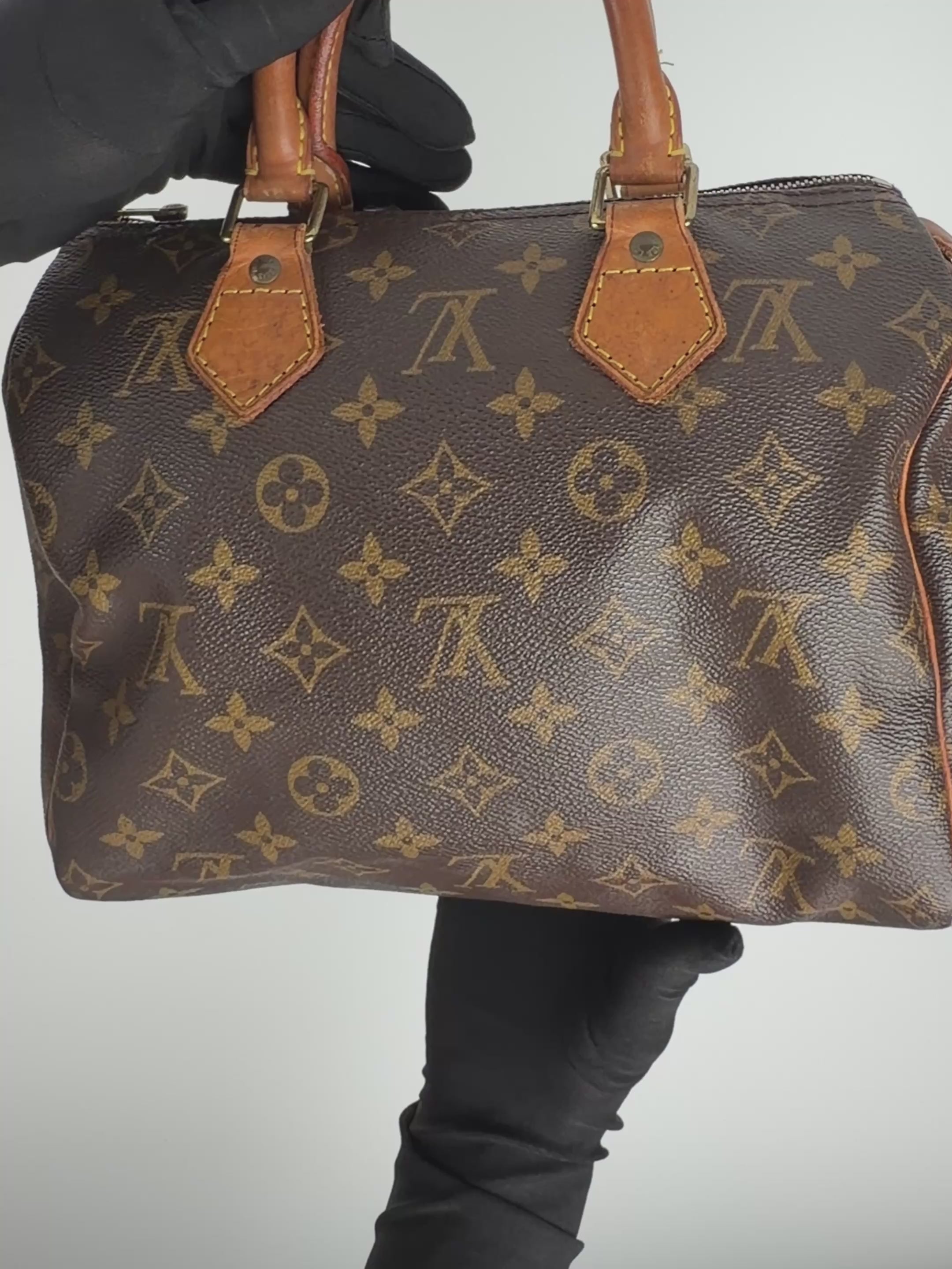 Louis Vuitton 1995 Monogram Speedy 25 Bag