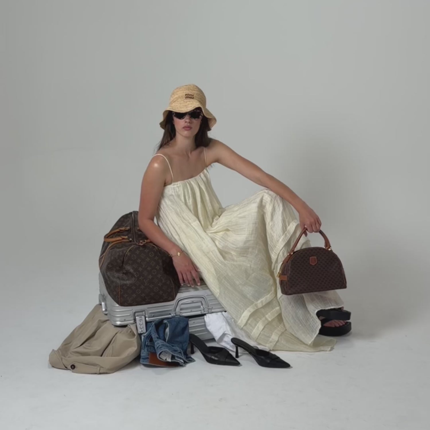 Celine Macadam Coated Canvas