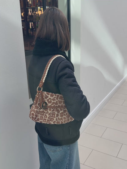 Fendi Chef Giraffe Jacquard Bag