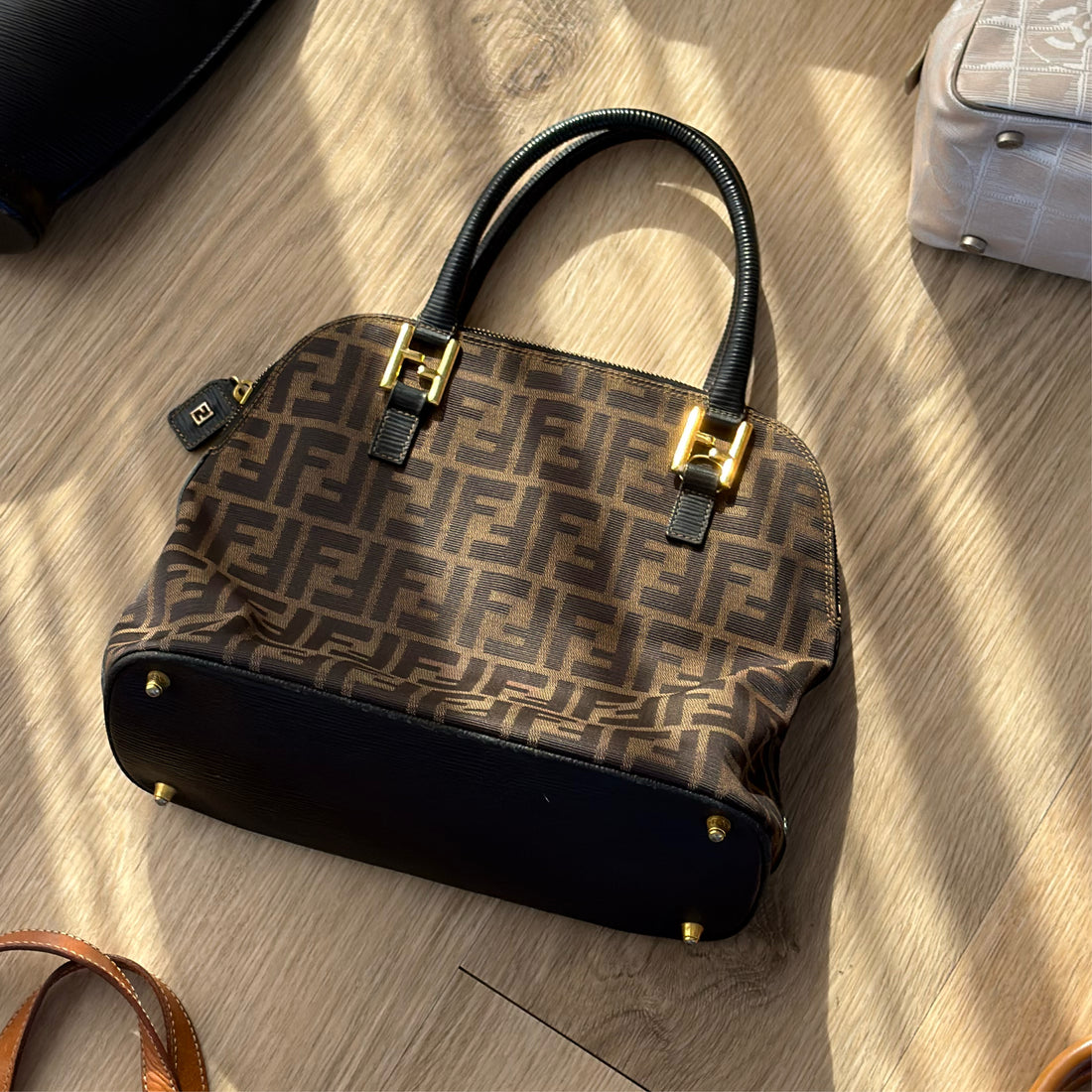 Fendi Zucca Dome Handbag