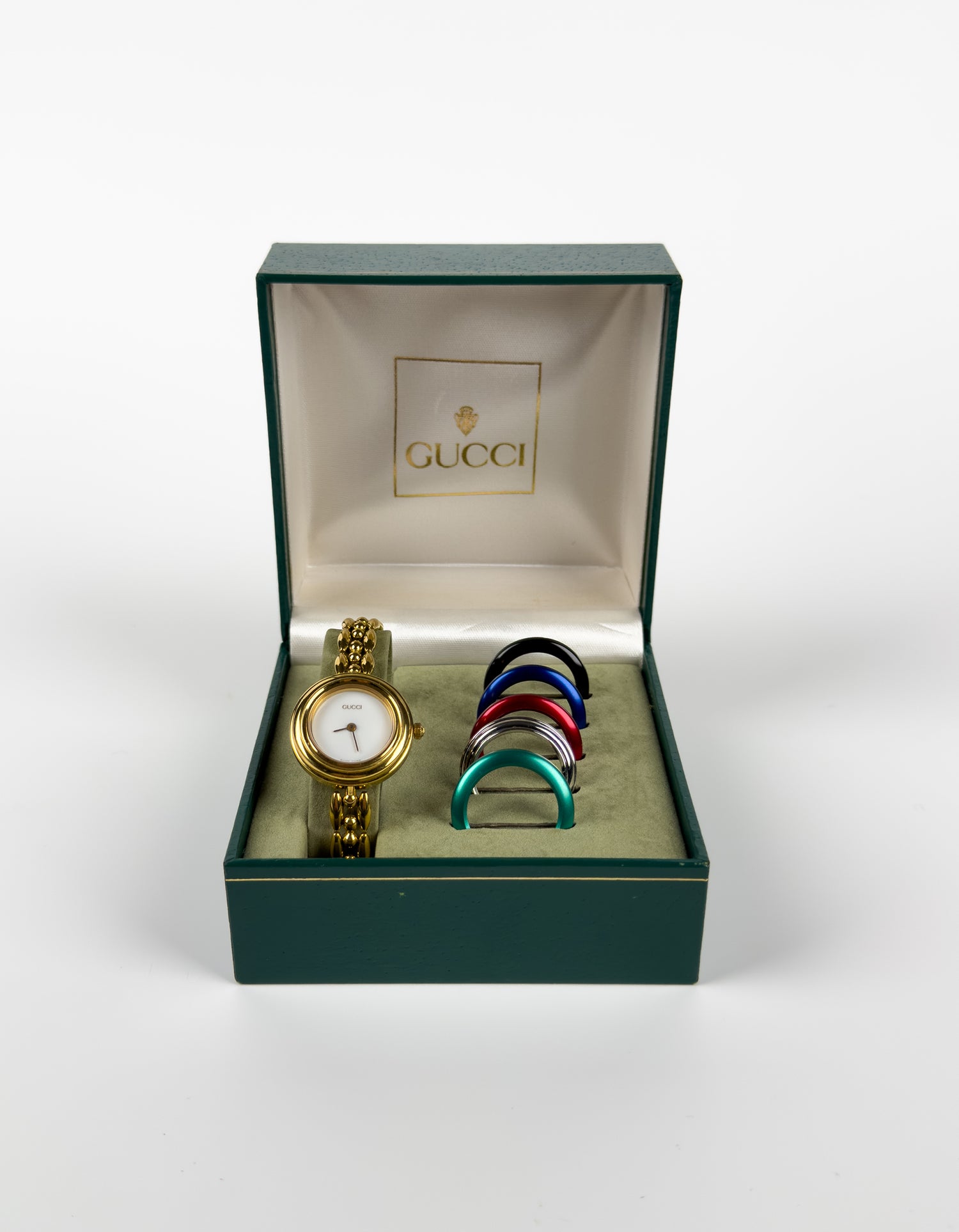 Gucci Gold Link Changeable Bezel