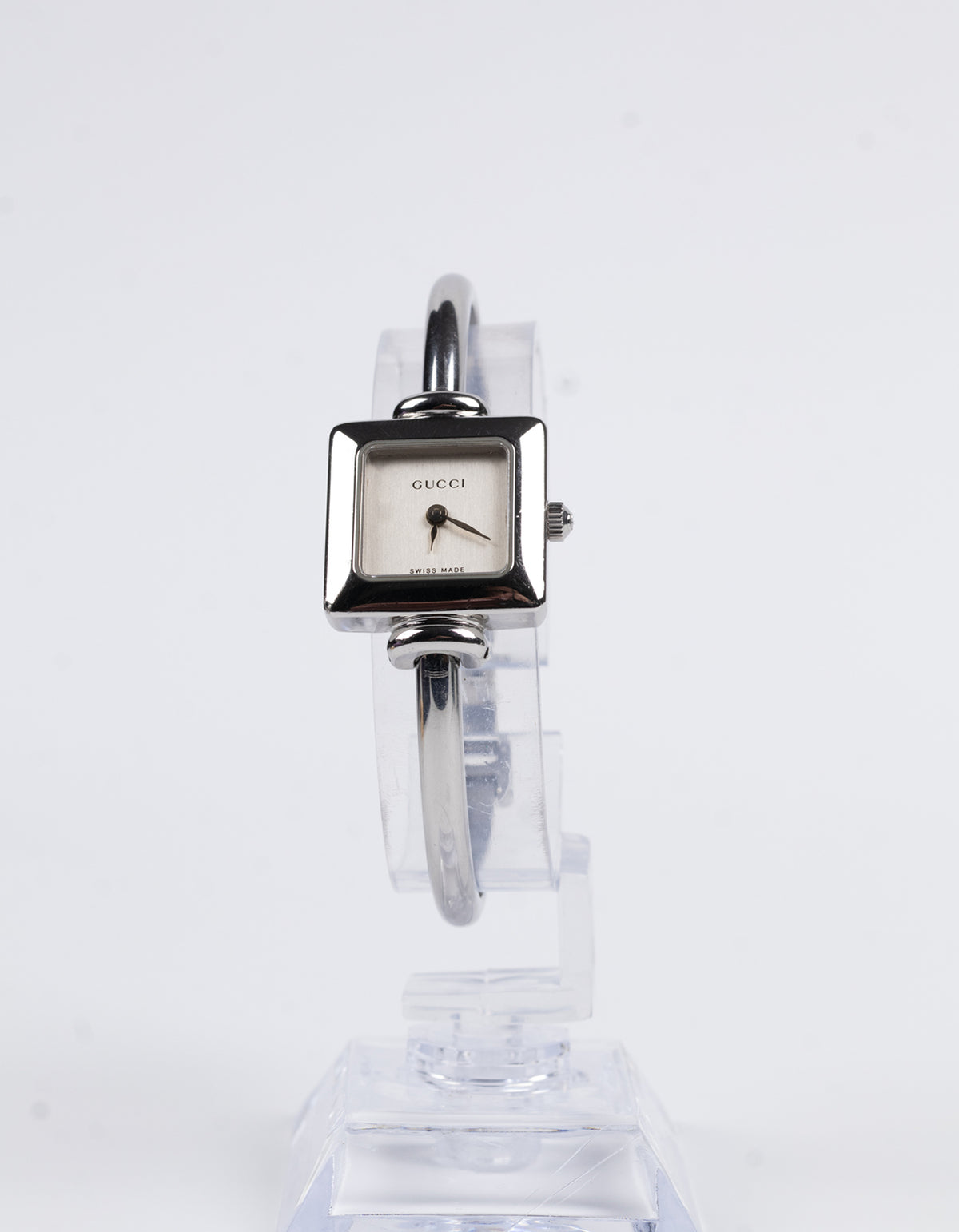 Gucci Silver 1900L Dial Square Watch