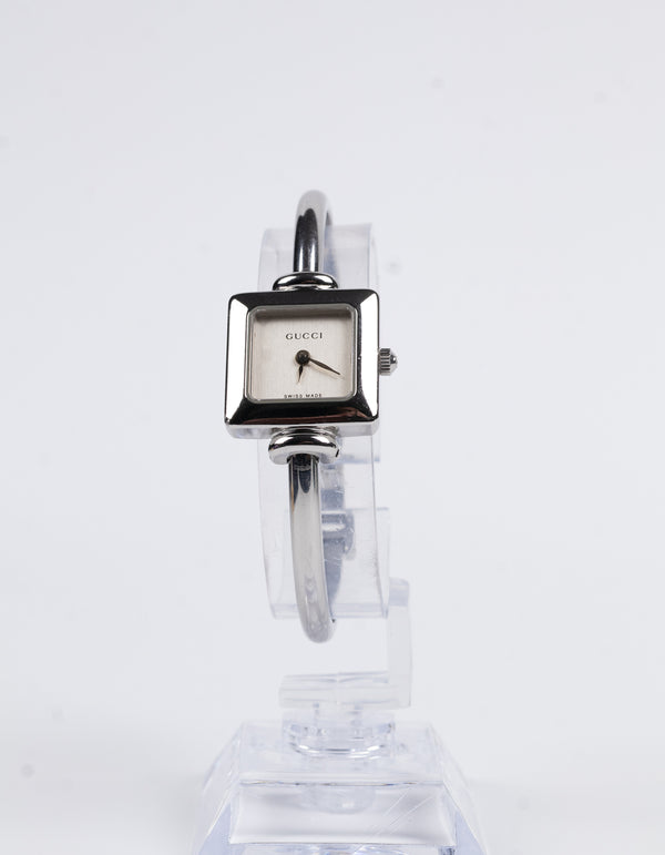 Gucci Silver 1900L Dial Square Watch