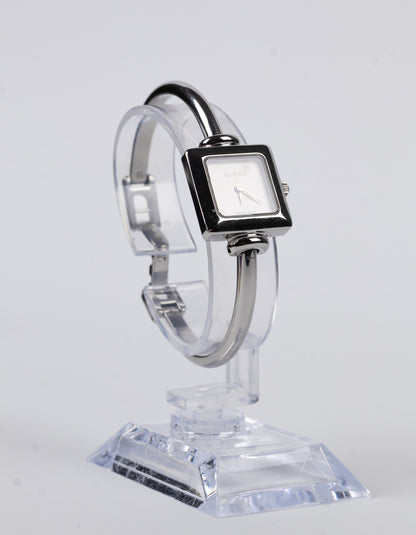 Gucci Silver 1900L Dial Square Watch