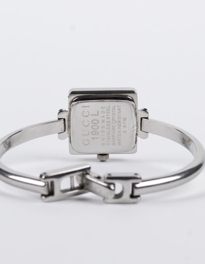 Gucci Silver 1900L Dial Square Watch