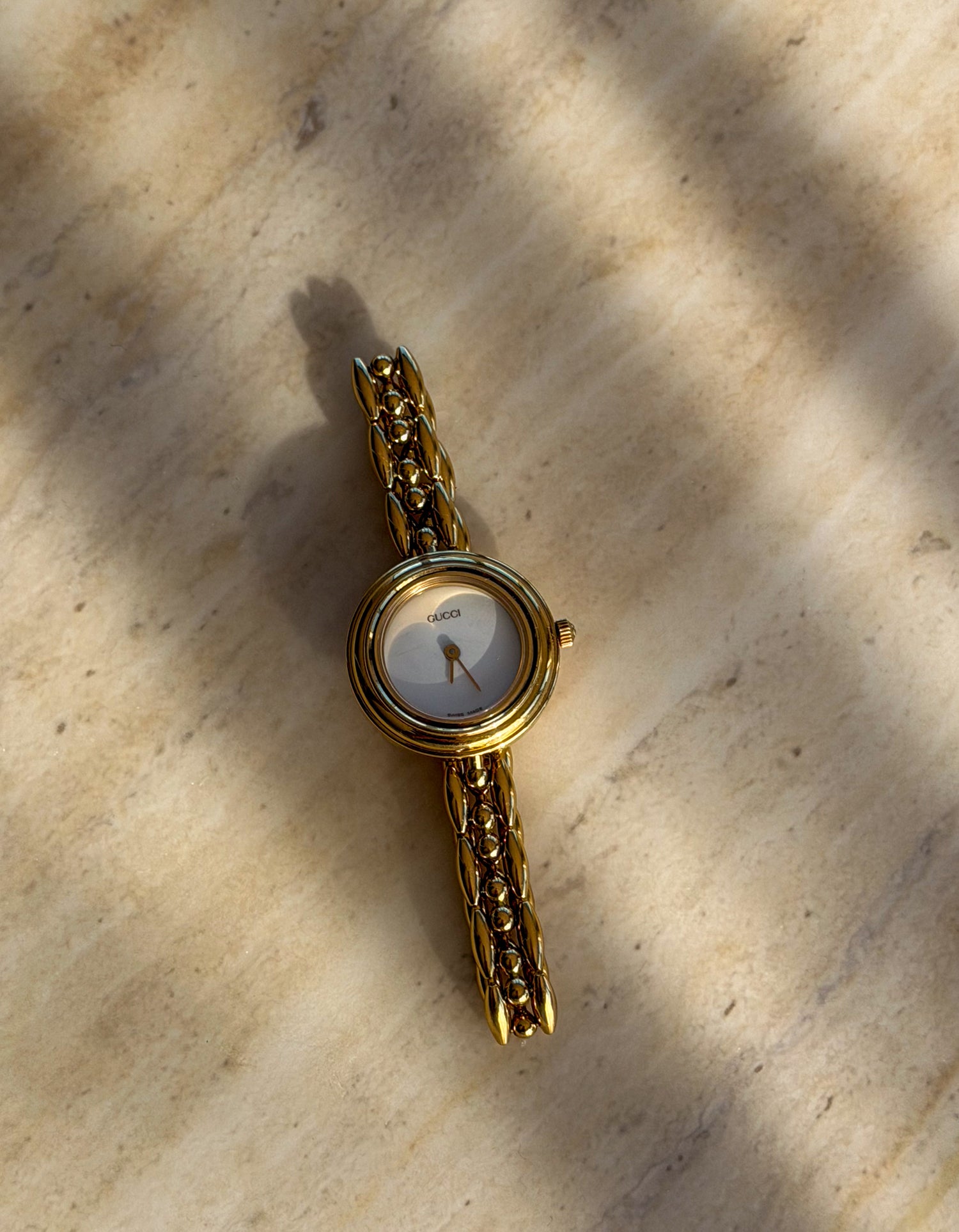 Gucci Gold Link Changeable Bezel